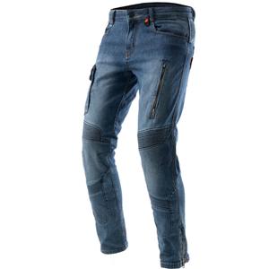Motorradjeans Rebelhorn Vandal Mono blau gewaschen