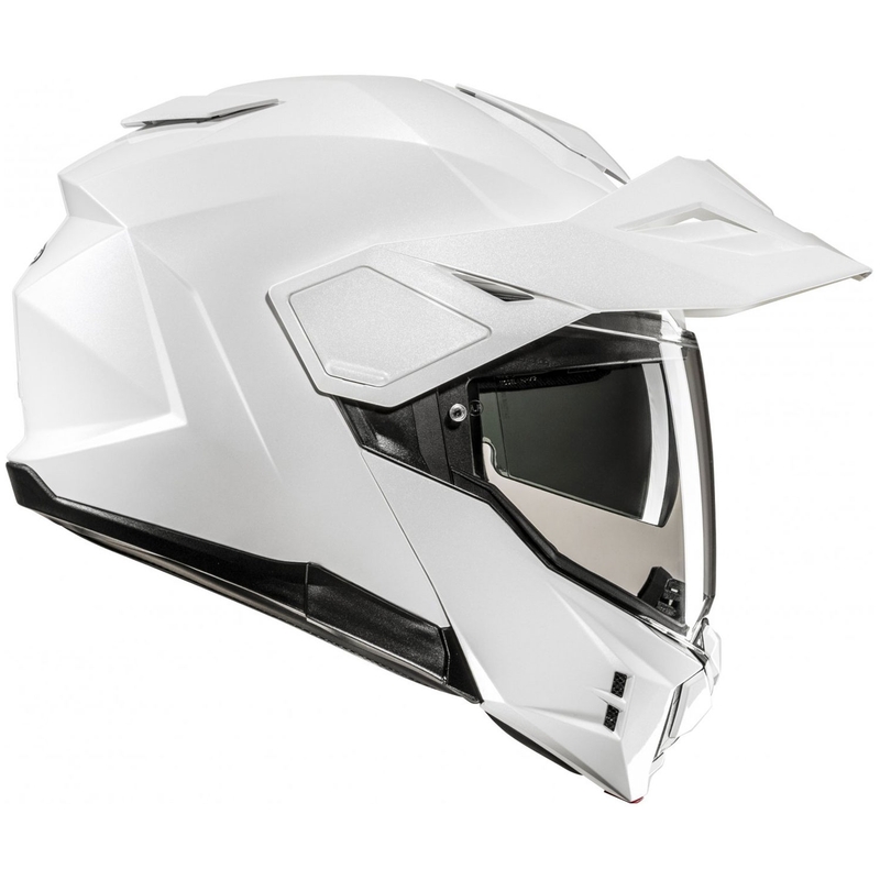 HJC i80 Solid Motorrad-Klapphelm perlweiß
