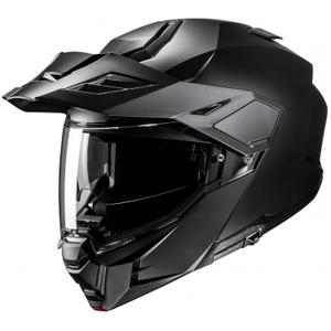 Klappbarer Motorradhelm HJC i80 Solid Semi Flat schwarz