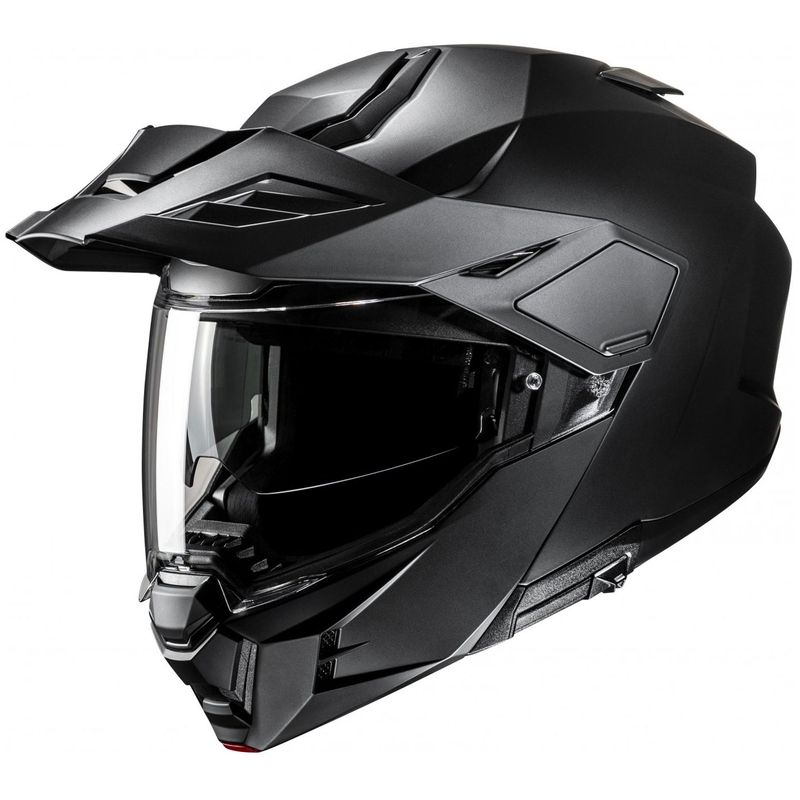 HJC i80 Solid Semi Flat Motorrad-Klapphelm schwarz