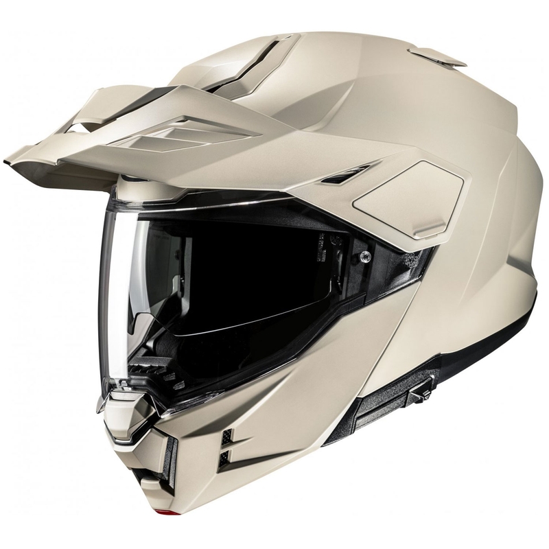 HJC i80 Solid Semi Flat Motorrad-Klapphelm sandbeige