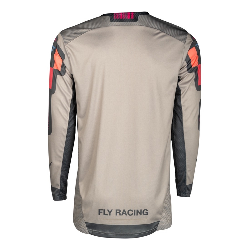 Motocross-Trikot FLY Racing Lite Vice grau-rosa