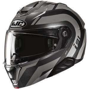 Klappbarer Motorradhelm HJC i91 Arven MC5 grau-schwarz