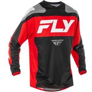 Motocross-Trikot FLY Racing F-16 schwarz-rot-weiß