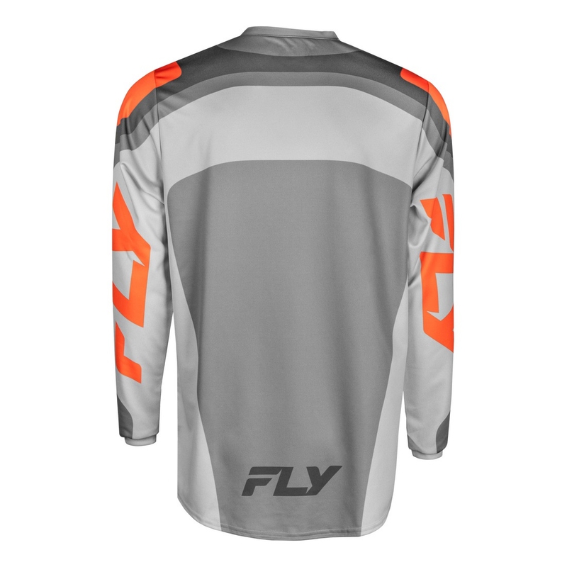 Motocross-Trikot FLY Racing F-16 grau-orange