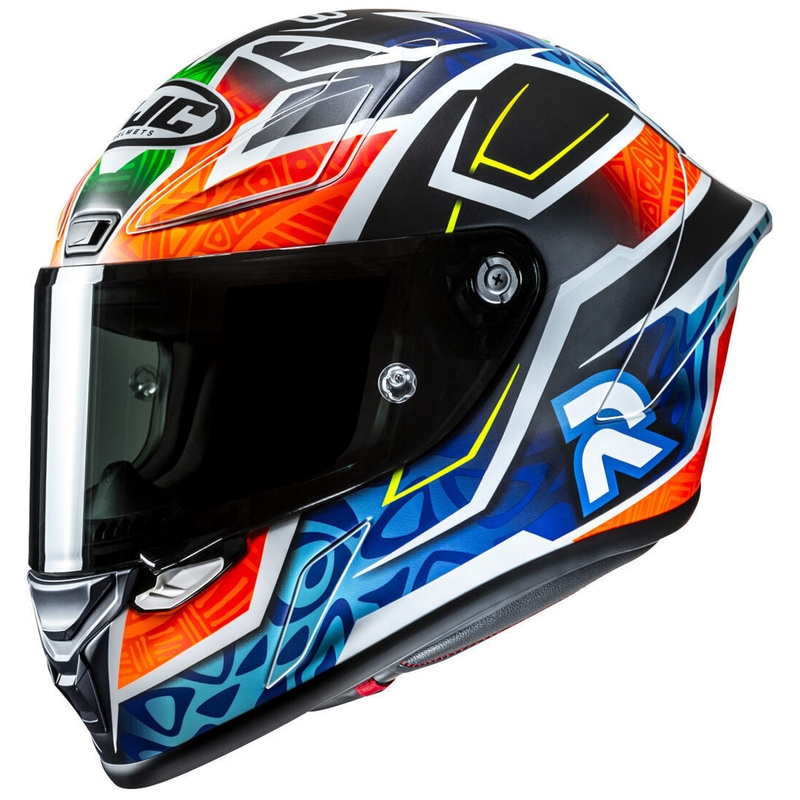 Integralhelm Motorrad HJC RPHA 1 Binder Replica MC27SF schwarz-orange-blau