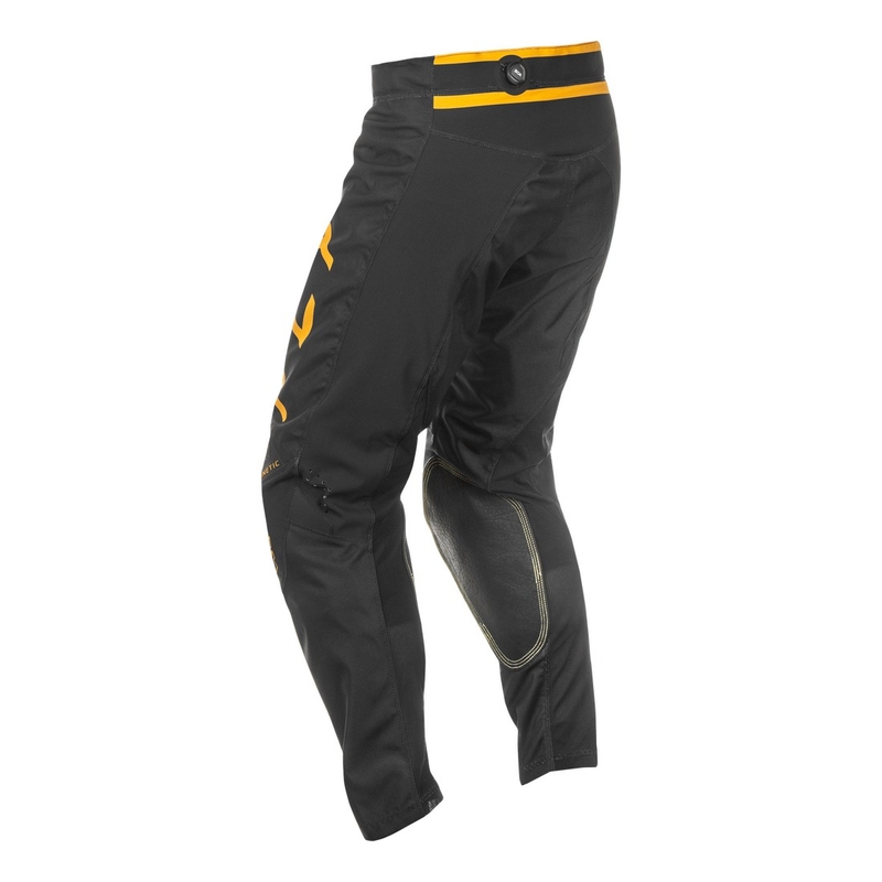 Motocrosshose FLY Racing Kinetic Center schwarz-gold