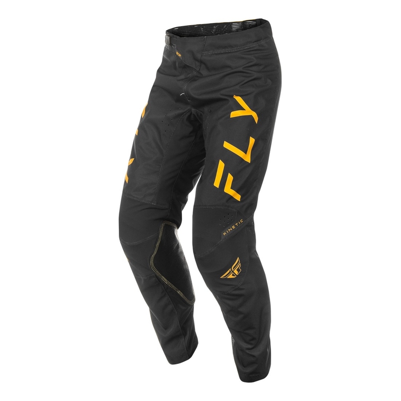 Motocrosshose FLY Racing Kinetic Center schwarz-gold