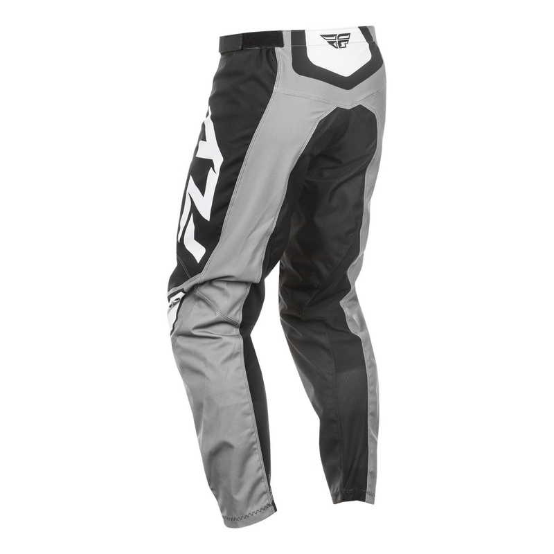 Motocrosshose FLY Racing F-16 grau-schwarz-weiß