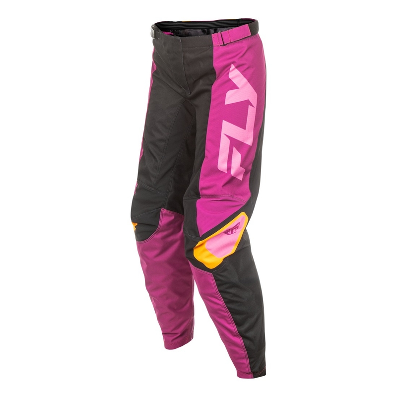 Damen Motocrosshose FLY Racing F-16 schwarz-gelb