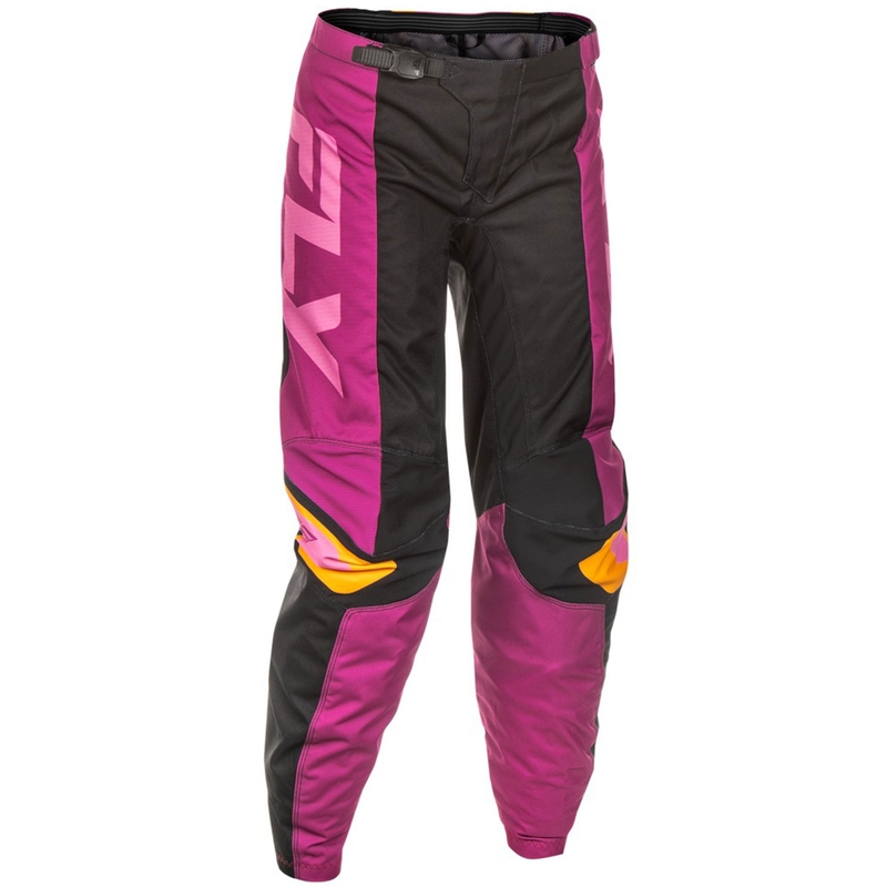 Damen Motocrosshose FLY Racing F-16 schwarz-gelb