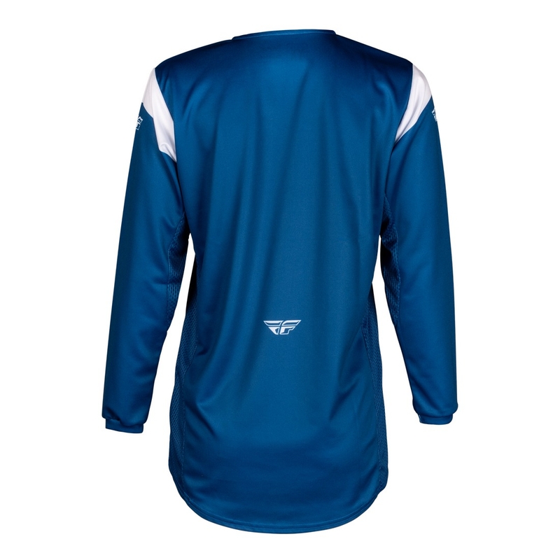 Kinder Motocross-Trikot FLY Racing Kinetic Stoke blau-weiß