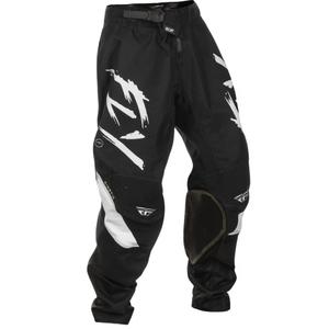 FLY Racing Kinetic Stoke Kinder Motocrosshose schwarz-weiß