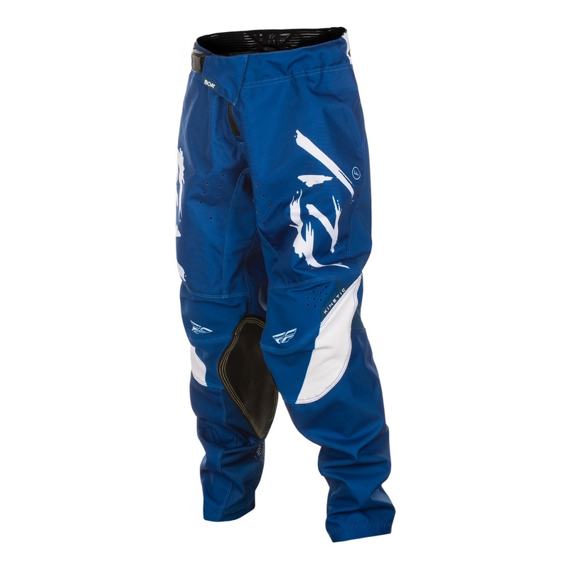 FLY Racing Kinetic Stoke Kinder-Motocross-Hose blau-weiß