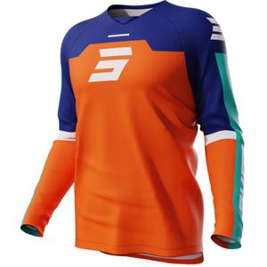 Kinder Motocross Trikot Shot Iron orange Ausverkauf