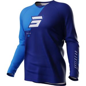 Motocross-Trikot Shot Squad blau Ausverkauf