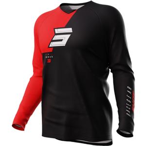 Motocross-Trikot Shot Squad rot Ausverkauf
