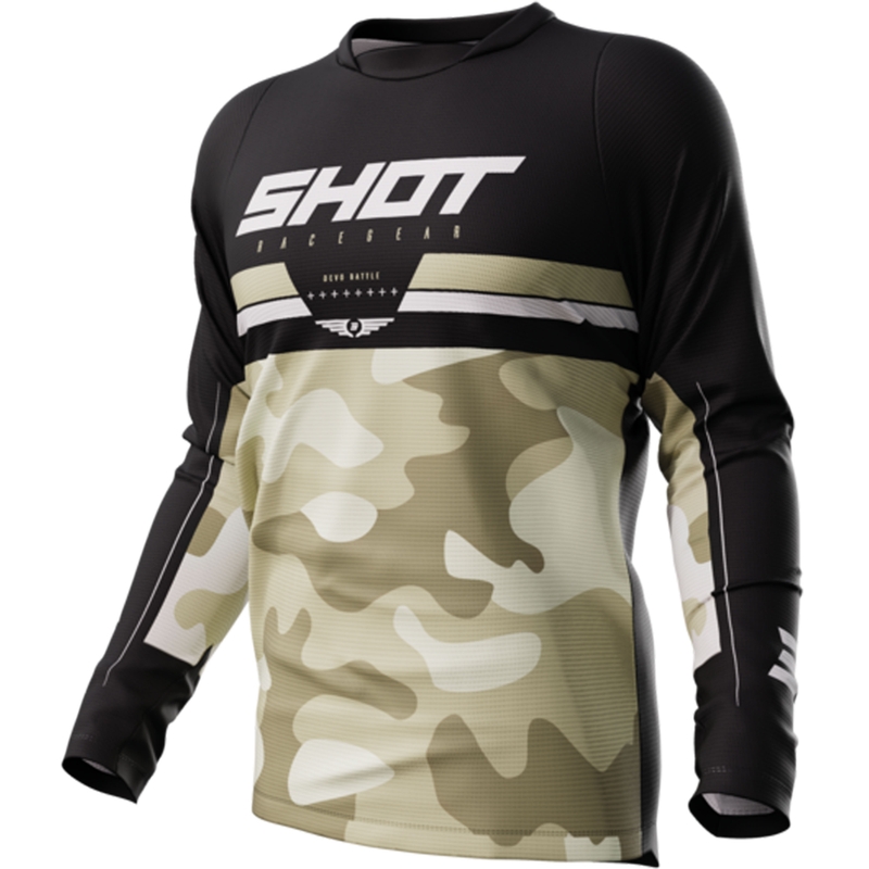 Motocross-Trikot Shot Devo Battle sand Ausverkauf