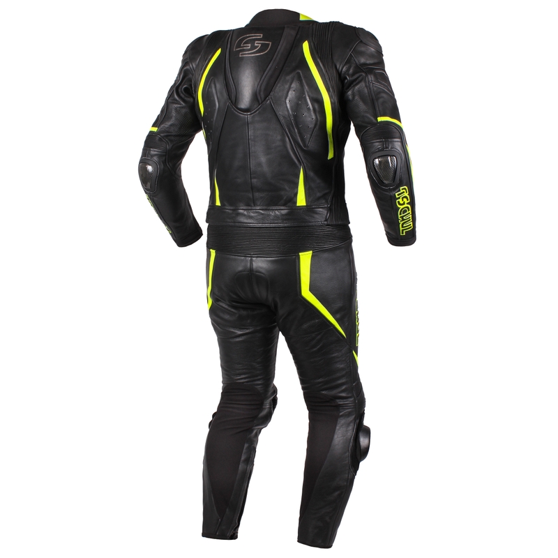 Herren Tschul 535 schwarz-fluorgelber Jumpsuit Ausverkauf