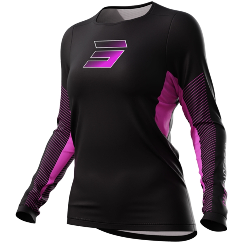 Damen Motocross-Trikot Shot Venus rosa Ausverkauf