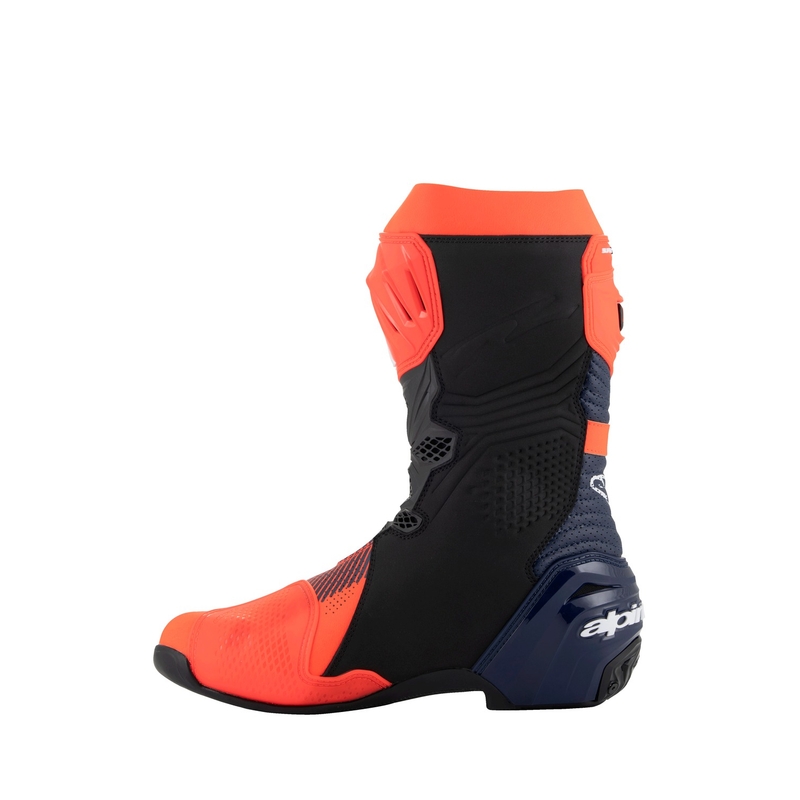 Motorradstiefel Alpinestars Supertech R Vented Limited Edition MM93 Marc Marquez Fluo Rot-Blau-Schwarz