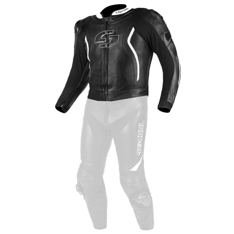 Herren Jacke Tschul 535 schwarz und weiß Ausverkauf