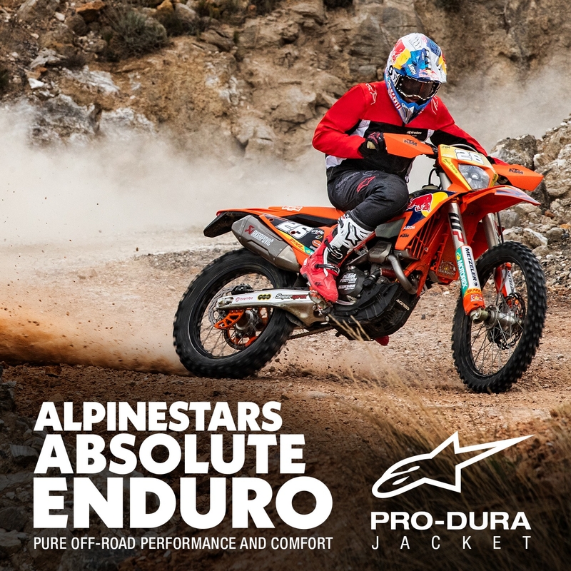Alpinestars PRO-Dura Jacke Schwarz-Rot-Weiß