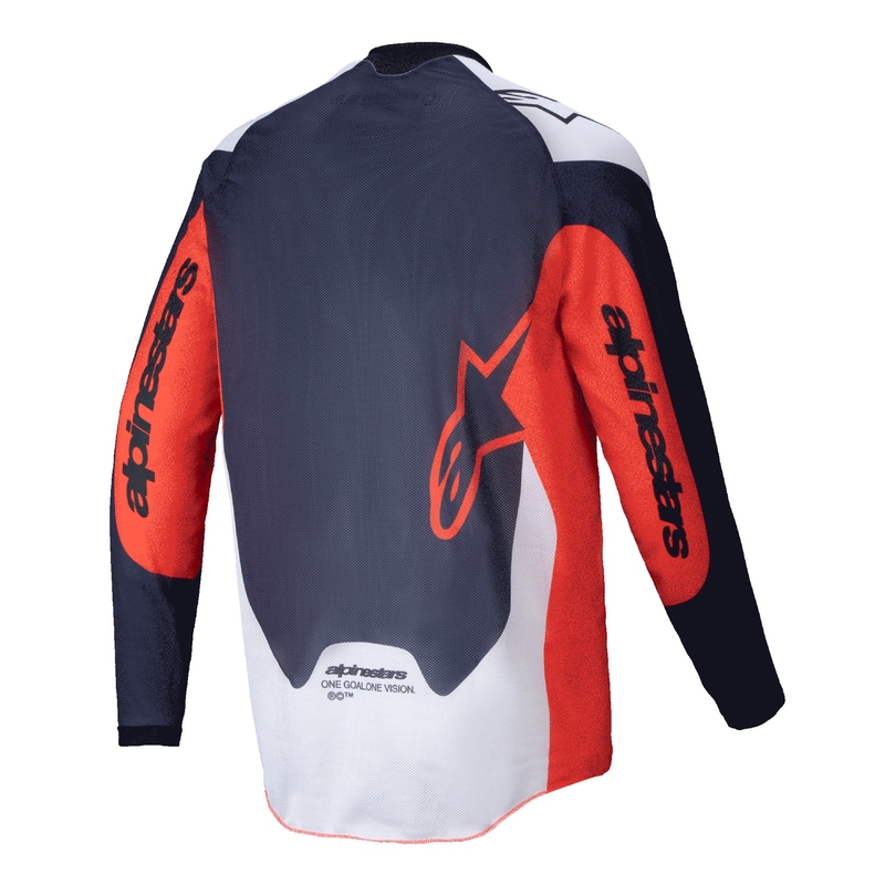 Alpinestars PRO-Dura Motocross-Trikot blau-orange-weiß