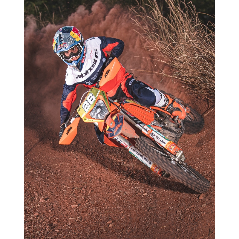 Alpinestars PRO-Dura Motocross-Trikot blau-orange-weiß
