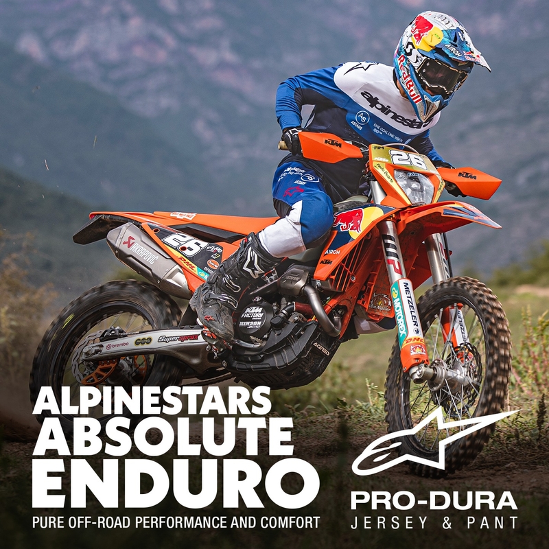 Alpinestars PRO-Dura Motocross-Trikot blau-weiß