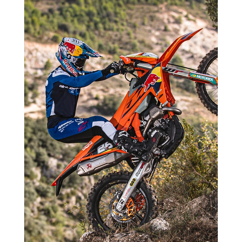 Alpinestars PRO-Dura Motocross-Trikot blau-weiß