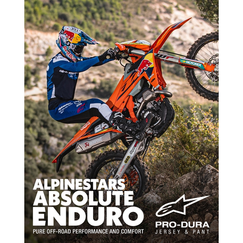 Alpinestars PRO-Dura Motocross-Trikot blau-weiß