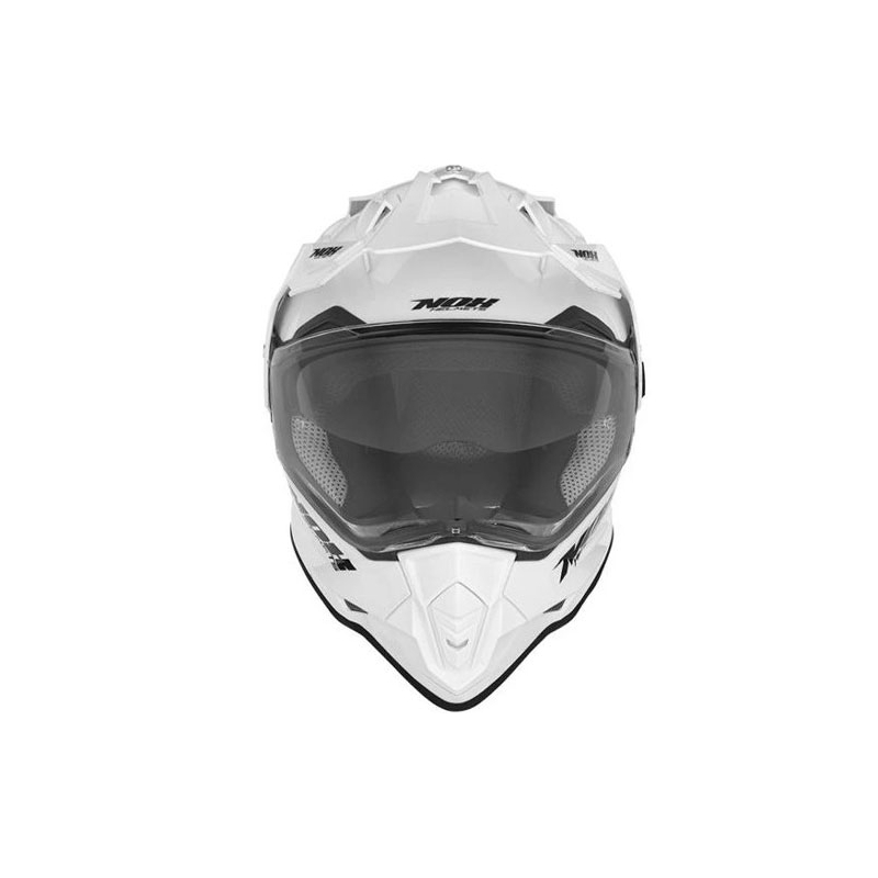 Endurohelm NOX N312 perlweiß