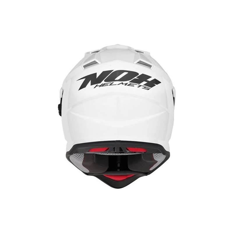 Endurohelm NOX N312 perlweiß