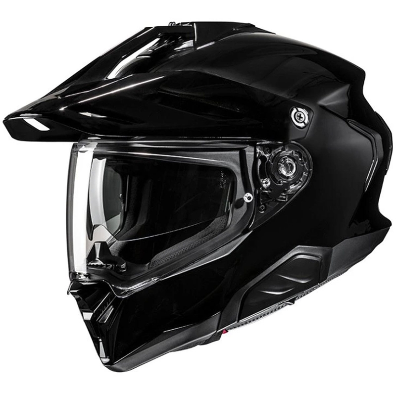 Enduro-Motorradhelm HJC RPHA 60 Solid schwarz glänzend