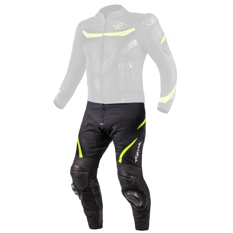 Herrenhose Tschul 875 schwarz-fluorgelb