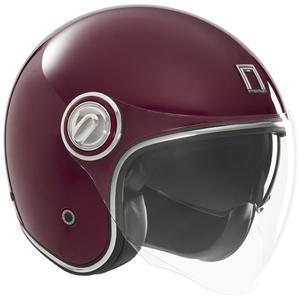 Offener Motorradhelm NOX PREMIUM Heritage bordeaux