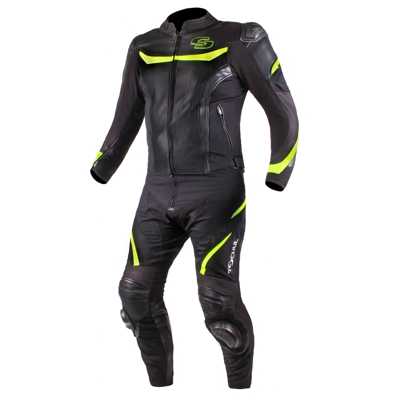 Herrenhose Tschul 875 schwarz-fluorgelb