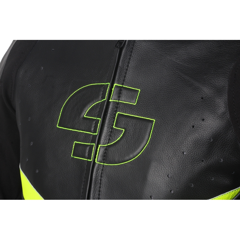 Herrenjacke Tschul 890 schwarz-fluo gelb Ausverkauf