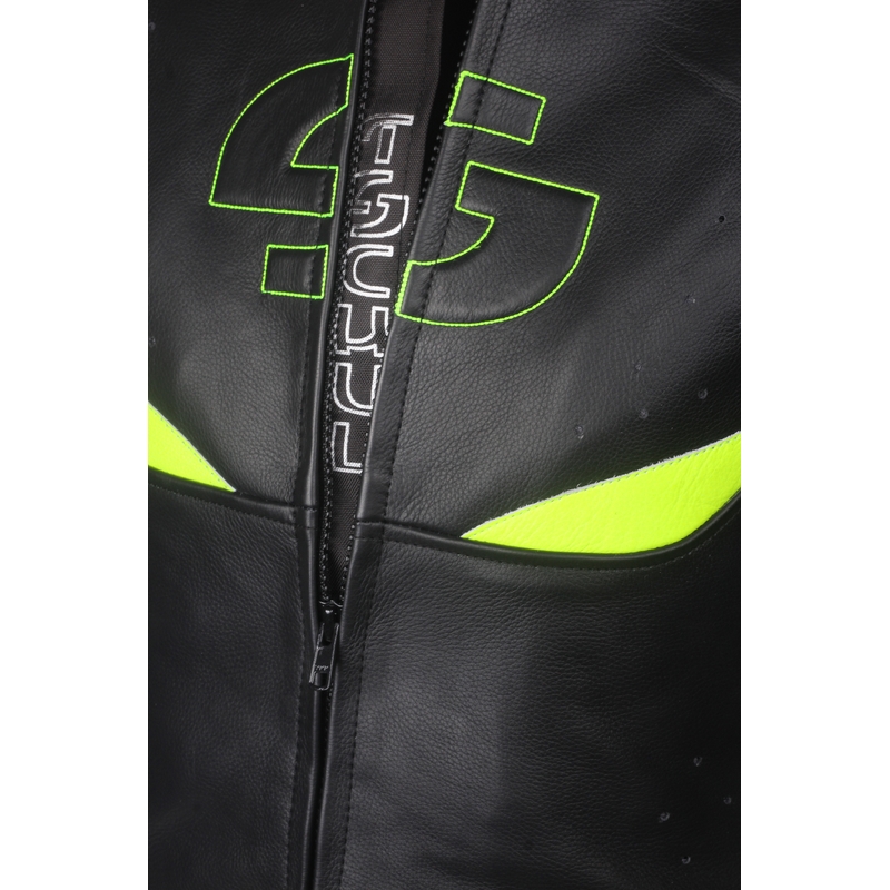 Herrenjacke Tschul 890 schwarz-fluo gelb Ausverkauf