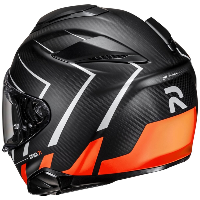 Integralhelm Motorrad HJC RPHA 71 CARBON Cano MC6HSF schwarz-orange Ausverkauf
