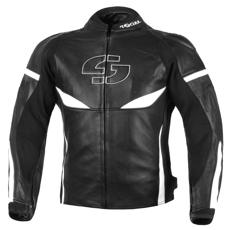 Herrenjacke Tschul 890 schwarz-weiß Ausverkauf