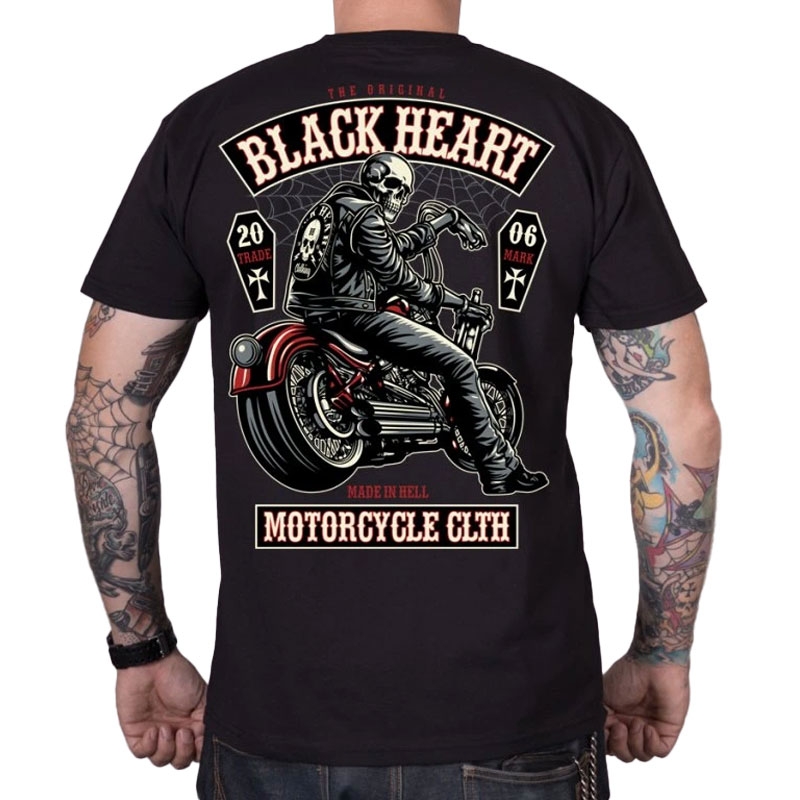 T-Shirt Black Heart Coffin schwarz