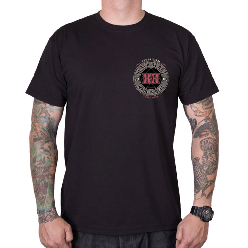 T-Shirt Black Heart Ember schwarz