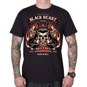 T-Shirt Black Heart HillBilly Boy schwarz