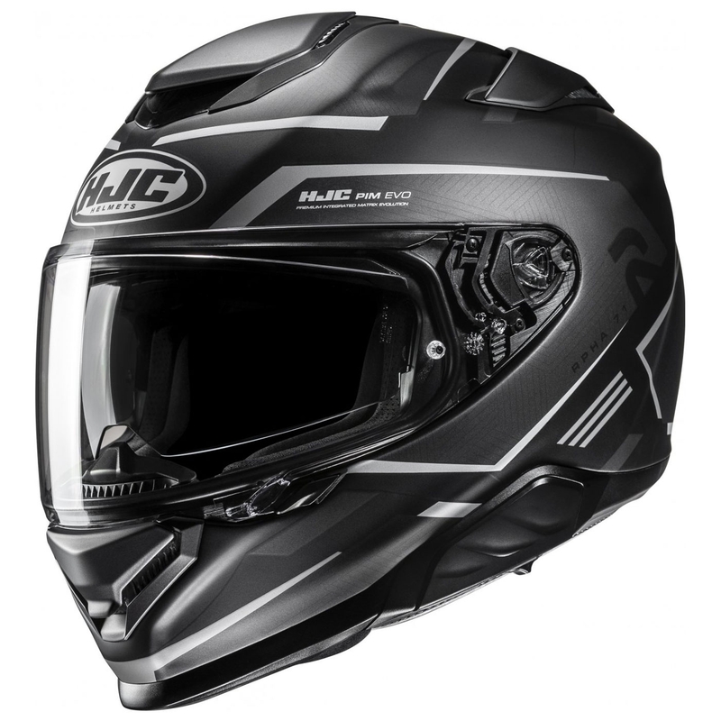 Integral-Motorradhelm HJC RPHA 71 Ellon MC5SF schwarz-grau Ausverkauf