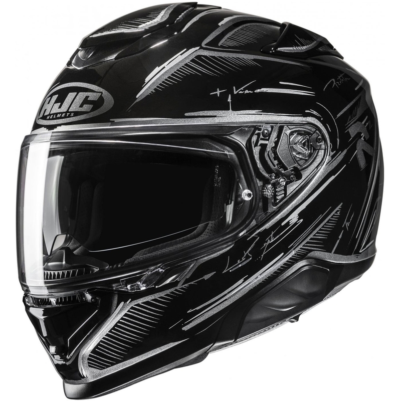 HJC RPHA 71 Teth MC5 schwarz-grauer Integral-Motorradhelm Ausverkauf