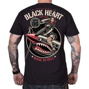 Black Heart Air Fighter T-Shirt schwarz