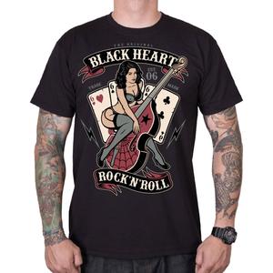 Black Heart Bass Pin Up T-Shirt schwarz
