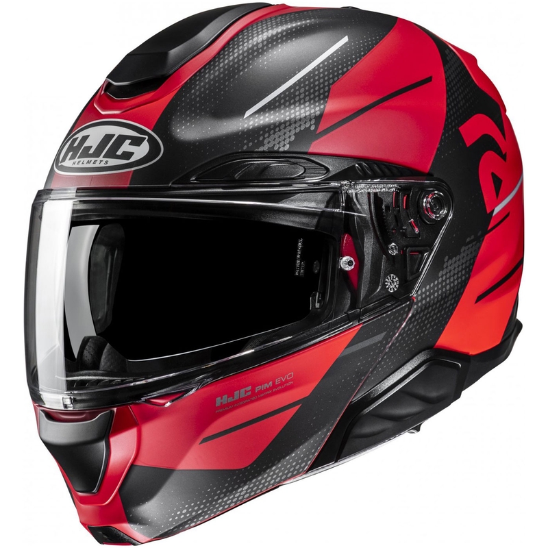 Klappbarer Motorradhelm HJC RPHA 91 Blat MC1SF rot-schwarz
